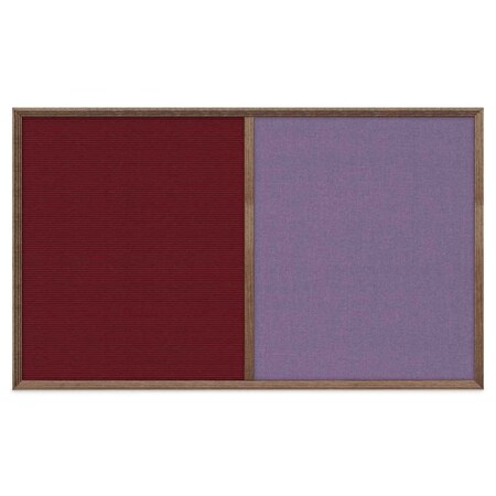 United Visual Products Slim Style Indoor Enclosed Corkboard, 12 UV500SCH-WHITE-CORK